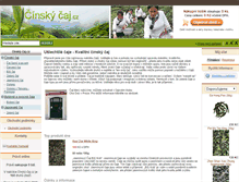 Tablet Screenshot of cinsky-caj.cz